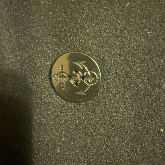 VTG Roundtree & Yorke Men's Large Black Overcoat Mid-Length Jacket Outdoor - Picture 8 of 9